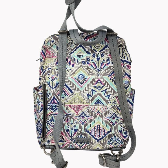 Sakroots Loyola Convertible Backpack Adjustable Straps Multi Pocket Bag - Picture 2 of 11